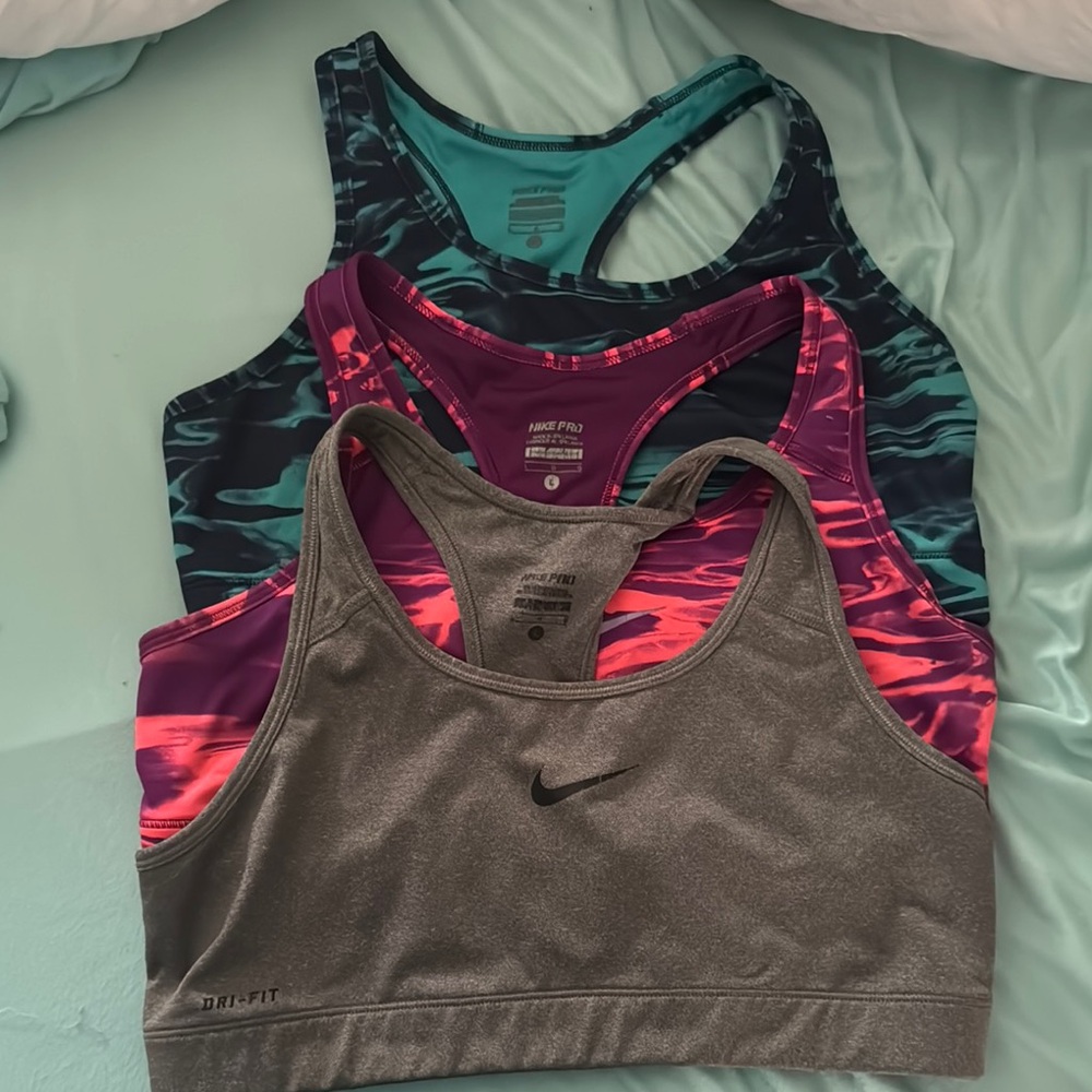 Bundle of Nike Women's Dri-FIT Sports Bras